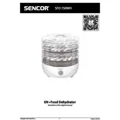 Sencor SFD 750WH Food Dehydrator manual cover