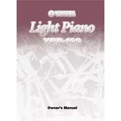 Yamaha YPP-100 Piano manual cover