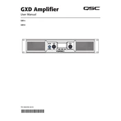 QSC GXD Amplifier GXD 4 manual cover