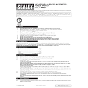 Sealey AK628 Wrench manual cover