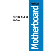 ASUS P5N32-SLI SE Deluxe Motherboard manual cover