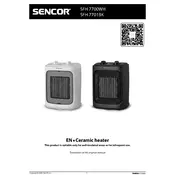 Sencor SFH 7700WH Fan manual cover