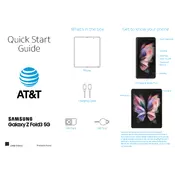 Samsung Galaxy Z Fold3 5G AT&T SM-F926UZKEATT Phone manual cover