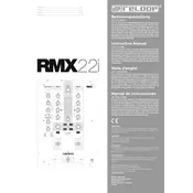 Reloop RMX-22i Mixer manual cover