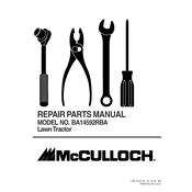 McCulloch BA14592RBA manual cover