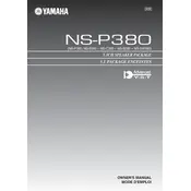 Yamaha NS-B280 Speaker manual cover