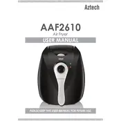 Aztech AAF2610 Air Fryer manual cover