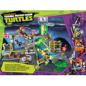 Mega Construx Mattel Turtle Sewer Lair DMX55 Construction Set manual cover