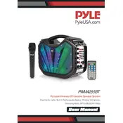 Pyle PWMA285BT Speaker System manual cover