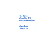 Xerox DocuPrint 15 Printer manual cover