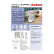 Dimplex Cadiz CDE2ECC Radiator manual cover