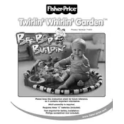 Fisher Price Mattel Bee-Bop Buildin Twirlin Whirlin Garden 71923 Toy manual cover