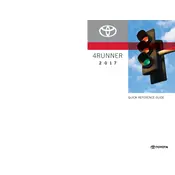 Toyota 4Runner 2017 SUV manual cover