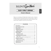 Yamaha SLG110N Guitar manual cover