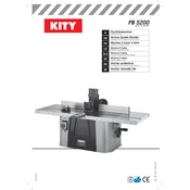 Kity PB 5200 3012103916 Milling Machine manual cover