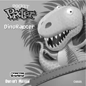 Fisher Price Mattel Pocket Pixter Dino C6503 Toy manual cover