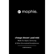 Mophie Charge Stream Pad Mini Charger manual cover