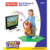 Fisher Price Mattel Smart Bounce and Spin Pony N0466 Toy manual cover