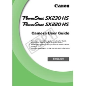 Canon PowerShot SX230 HS manual cover