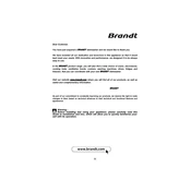 Brandt DFH1044EX Dishwasher manual cover