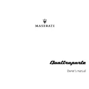 Maserati Quattroporte 2019 Sedan manual cover