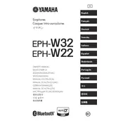 Yamaha EPH-W22 Earphones manual cover