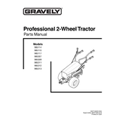 Gravely 985114 2002 Tractor manual cover