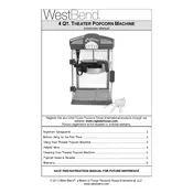 West Bend L5925 82515 Popcorn Maker manual cover