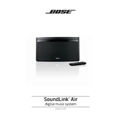 Bose SoundLink Air Digital Music System manual cover