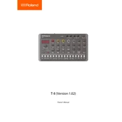 Roland T-8 manual cover