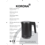 Korona 20119 Kettle manual cover