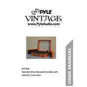 Pyle PVTTBT8 Turntable manual cover