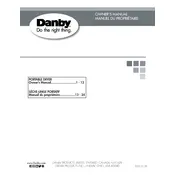 Danby DDY060WDB Dryer manual cover