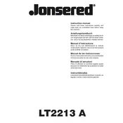 Jonsered LT2213 A Lawn Mower manual cover