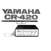 Yamaha CR-420 Receiver manual cover