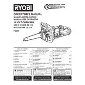 Ryobi P2507 Chainsaw manual cover