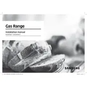 Samsung NX58M6630 Cooker manual cover