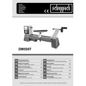 Scheppach DM500T 5902307901 Lathe manual cover