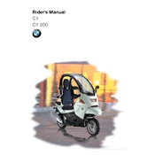 BMW C1 200 2000 Scooter manual cover