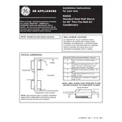 GE RAB24 Sleeve manual cover