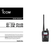 Icom ID-31A PLUS Transceiver manual cover