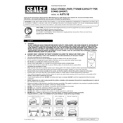 Sealey AS7S Axle Stand manual cover