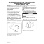 JennAir Panel-Ready JDPSS245LX Dishwasher manual cover