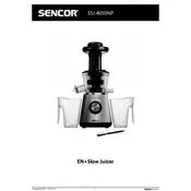 Sencor SSJ 4050NP Juicer manual cover