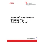 Xerox FreeFlow Web Services Shipping Price Ver.6.0 Software manual cover