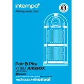 Intempo EE1077 Retro Jukebox manual cover