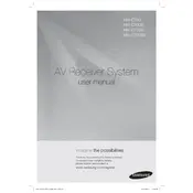 Samsung HW-C700B Home Theater System manual cover