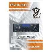 Pyle PVA3U Amplifier manual cover