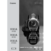 Canon VIXIA HF R30 manual cover