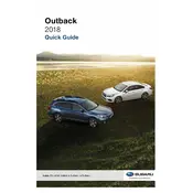 Subaru Outback 2.5i Limited 2018 SUV manual cover